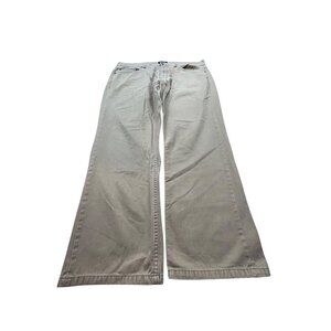 Chaps Mens 37x28 5-Pocket Twill Khaki Dress Pants Casual Trousers Bronze Chino